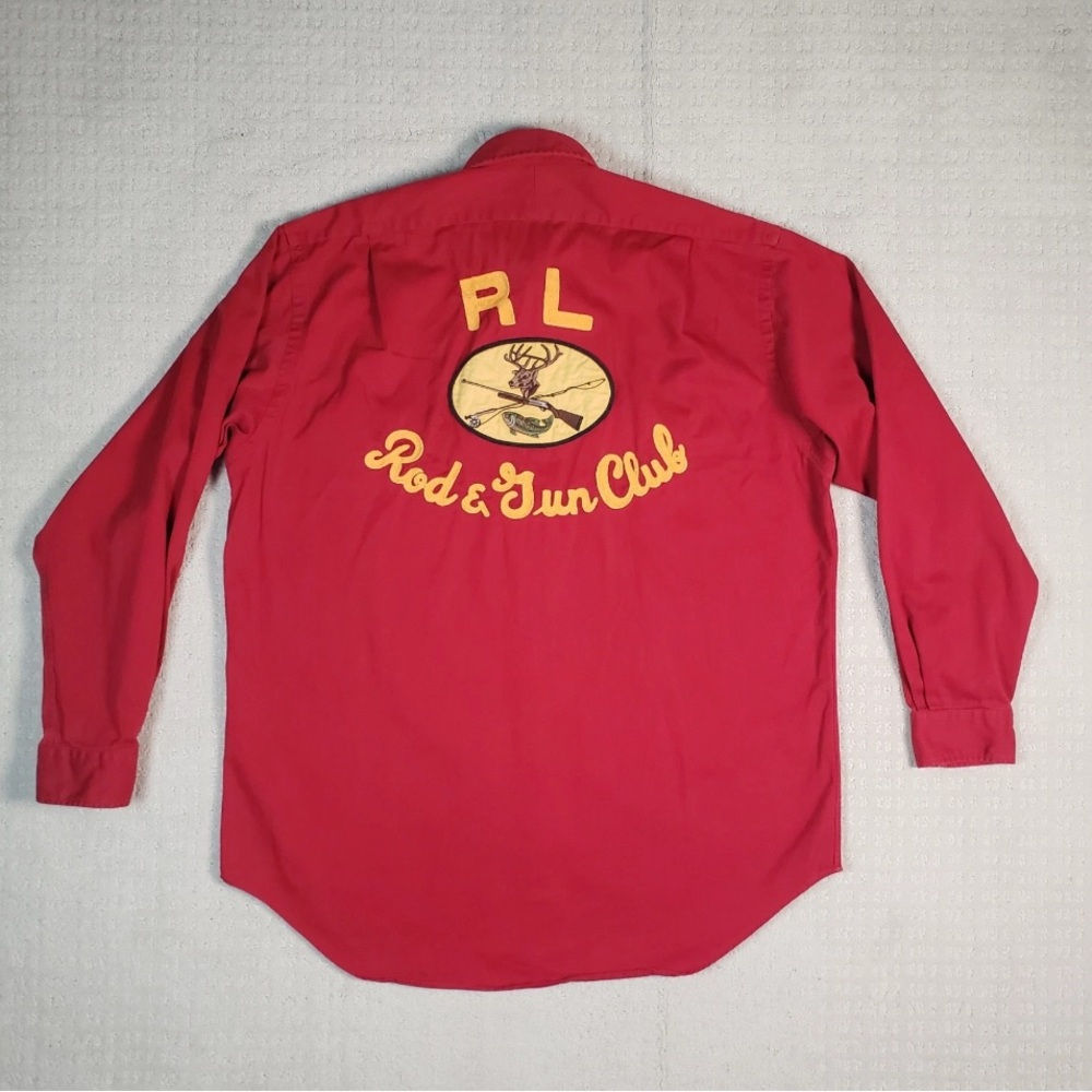 Polo by Ralph Lauren Red Men's Casual Shirt